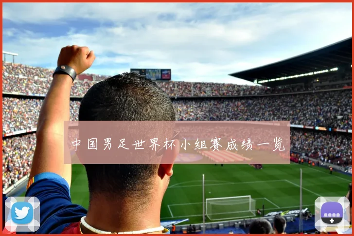 中国男足世界杯小组赛成绩一览